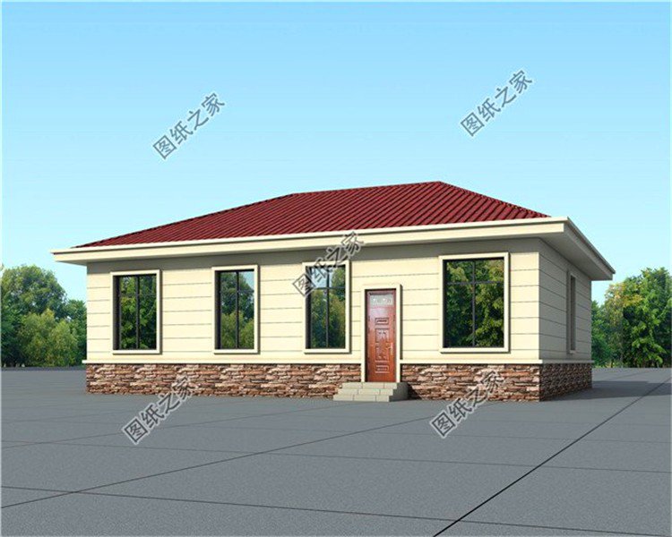 新款一層農(nóng)村自建房設(shè)計(jì)圖，小房子也有大排場(chǎng)，建房還是一層好