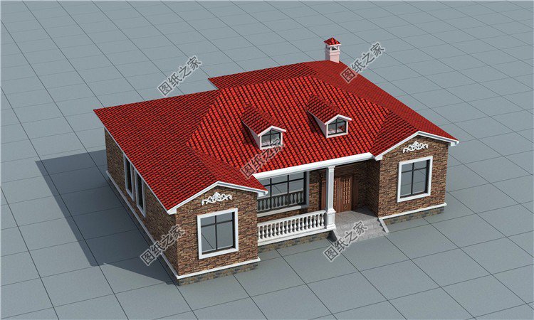 新款一層農(nóng)村自建房設(shè)計(jì)圖，小房子也有大排場(chǎng)，建房還是一層好