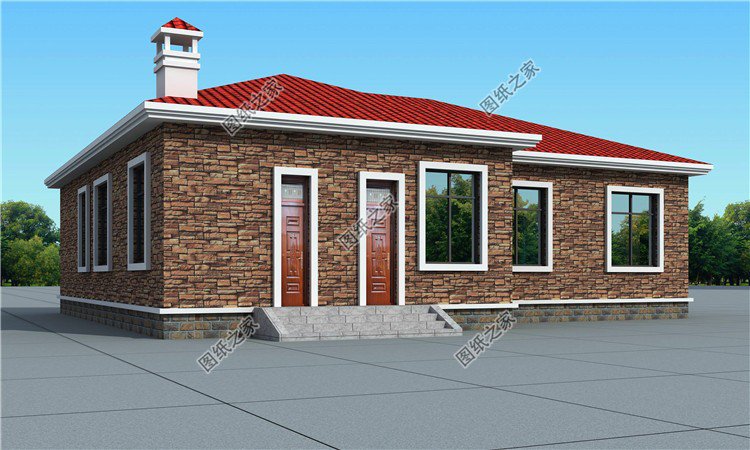 新款一層農(nóng)村自建房設(shè)計(jì)圖，小房子也有大排場(chǎng)，建房還是一層好