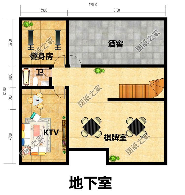 老家三層自建房效果圖，臥室還帶套衛(wèi)設(shè)計(jì)，好看實(shí)用