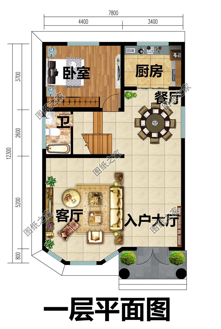 小面寬自建房設(shè)計(jì)