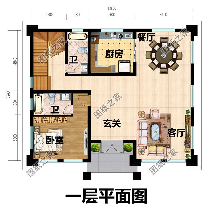 簡約偏現(xiàn)代三層別墅設(shè)計(jì)圖