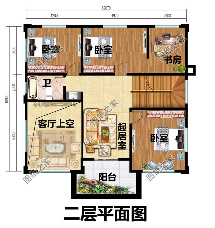 三層簡歐新農(nóng)村別墅