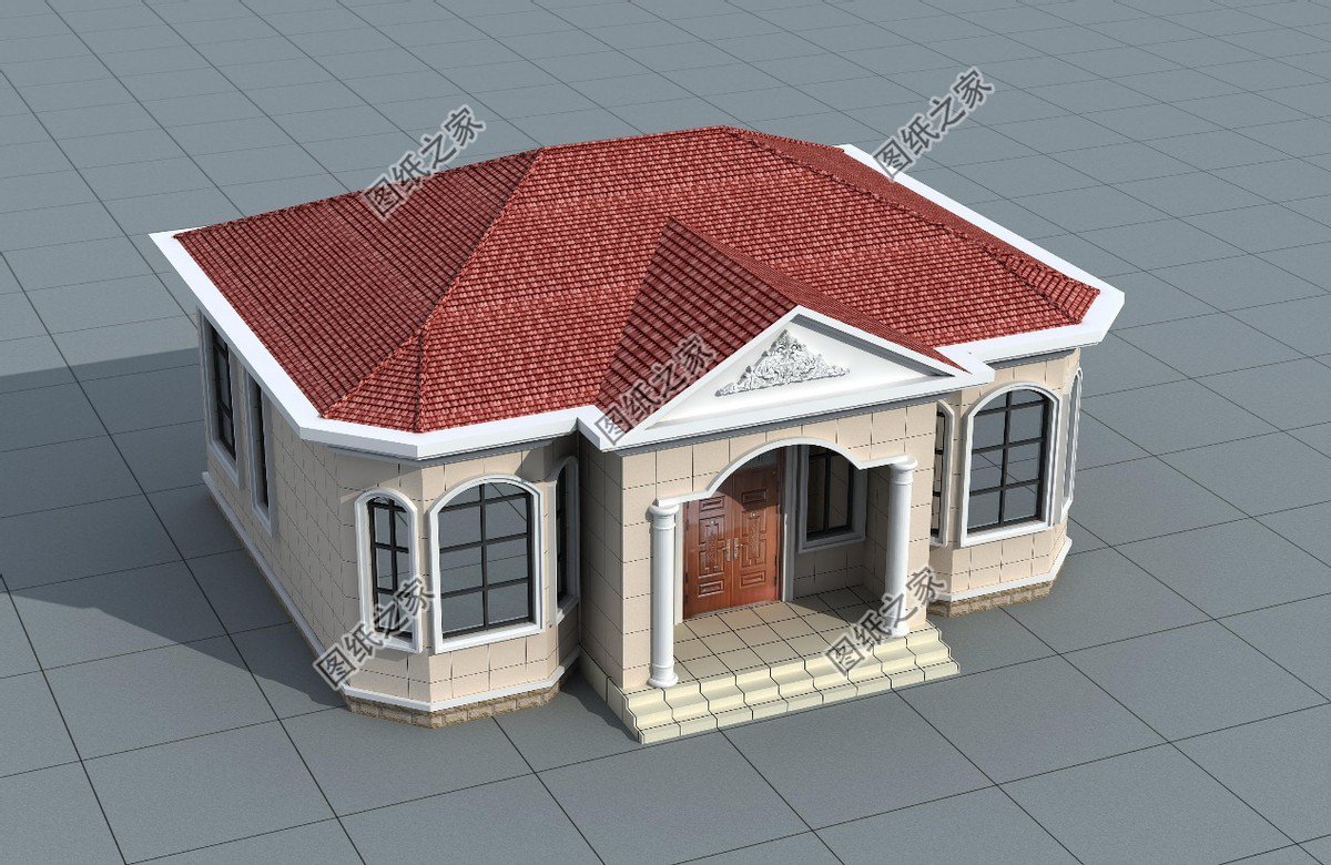 在120平到130平左右的一層自建房，讓人一看就滿心歡喜