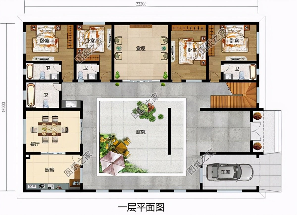 新式四合院小別墅，回村建上一棟你就是人生贏家！