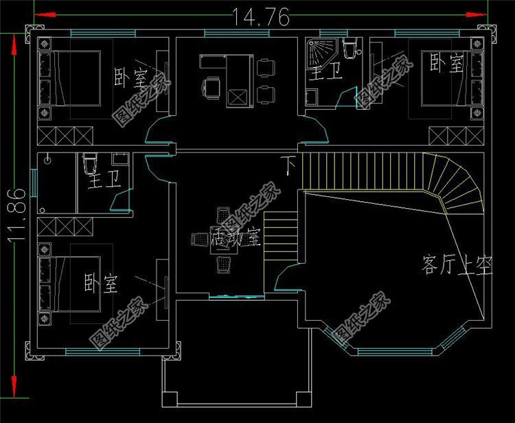 一層帶套房的二層自建房，分享給你們，趕緊回村批地吧