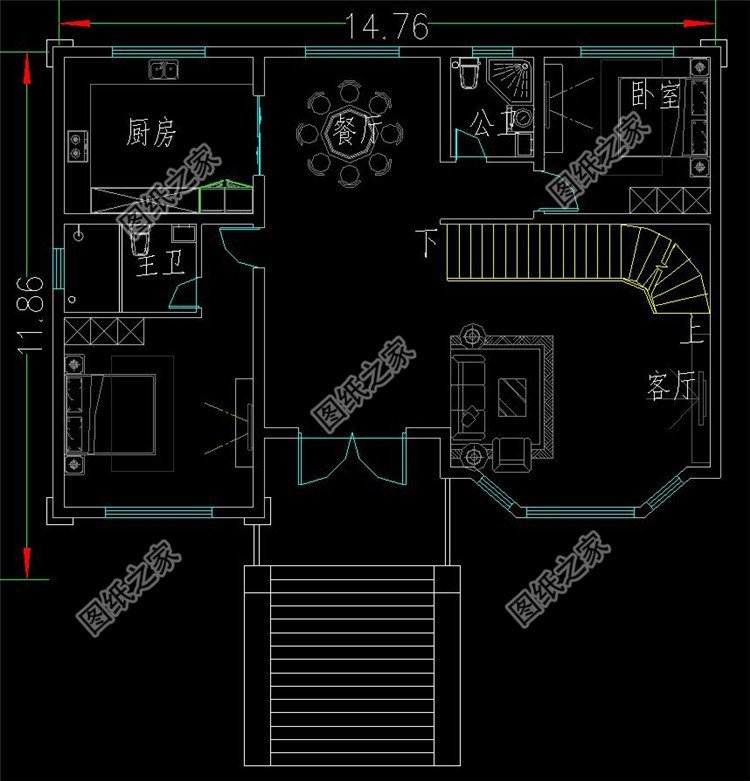 一層帶套房的二層自建房，分享給你們，趕緊回村批地吧