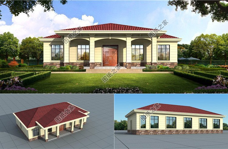 帶兩衛(wèi)的一層自建房，從城里回鄉(xiāng)蓋養(yǎng)老房？收藏它就夠了