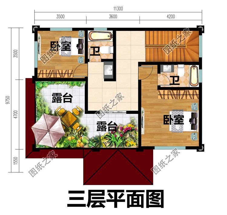 主體20萬(wàn)的自建房設(shè)計(jì)圖，戶型美觀造價(jià)低，簡(jiǎn)直為農(nóng)村朋友量身定做