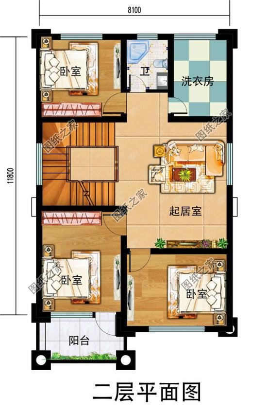 主體20萬(wàn)的自建房設(shè)計(jì)圖，戶型美觀造價(jià)低，簡(jiǎn)直為農(nóng)村朋友量身定做