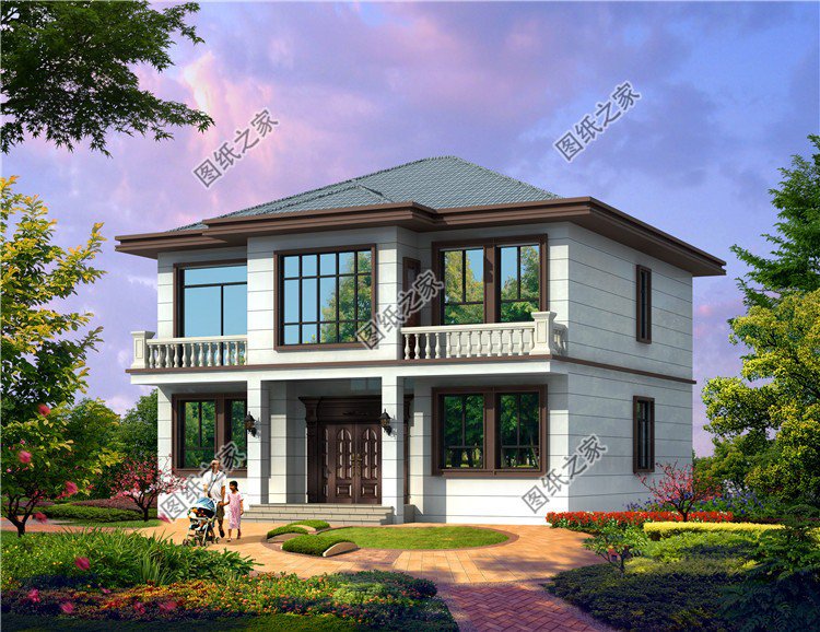 現(xiàn)代別墅外觀效果圖，前兩套80后最?lèi)?ài)，但大多數(shù)人還是選擇建第三套