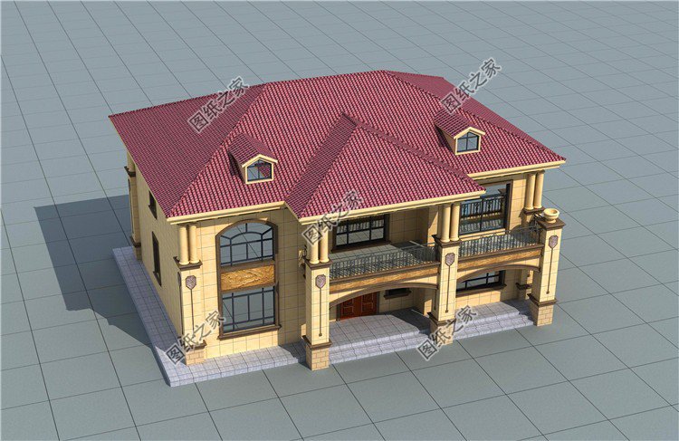 農(nóng)村二層簡單別墅圖片，趁著別人還沒建趕緊收了給自家安排上
