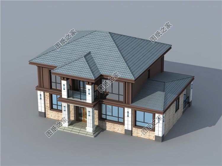 農(nóng)村二層簡單別墅圖片，趁著別人還沒建趕緊收了給自家安排上