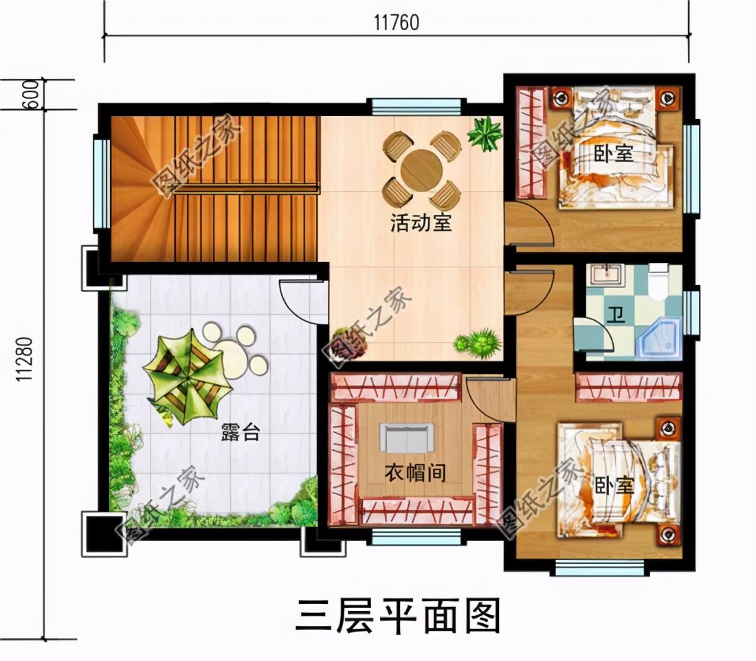 占地110平米房子設(shè)計圖，回村建房的好選擇，錯過可有的后悔了