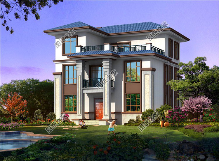 農(nóng)村三層房屋設(shè)計效果圖，這才是真正值得建的好房子，快收藏圖紙