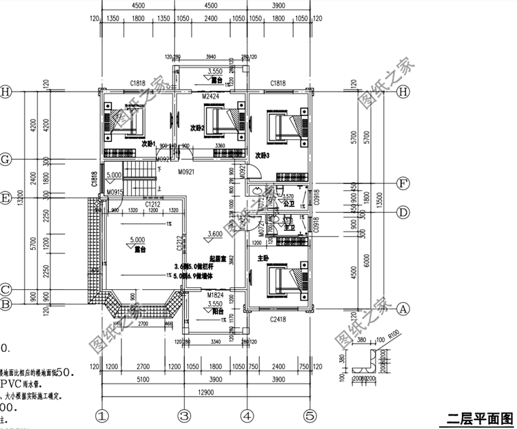 農(nóng)村普通自建房戶型圖，這三款同樣大氣，最后一款我真的愛了