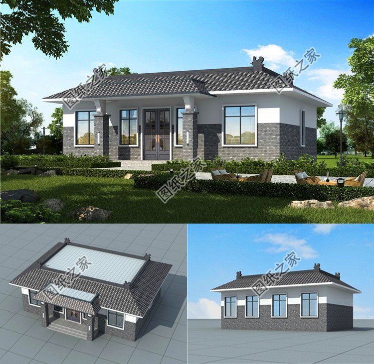 自建一層平房設(shè)計圖，花錢少效果又好，太絕了