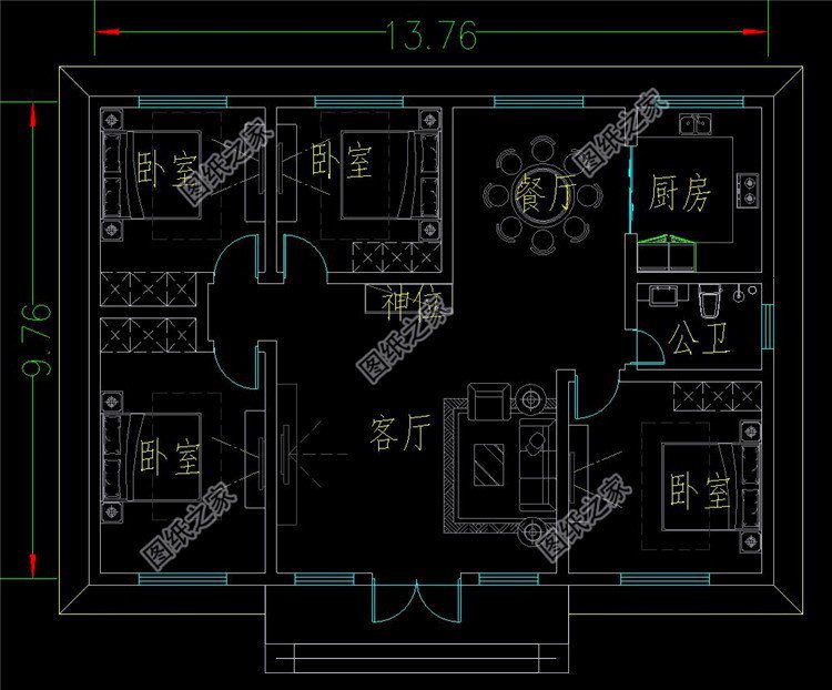 自建一層平房設(shè)計圖，花錢少效果又好，太絕了