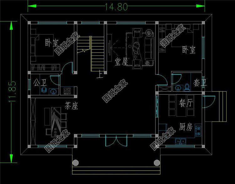 農(nóng)村二層半平頂建房圖紙，讓建房更簡(jiǎn)單