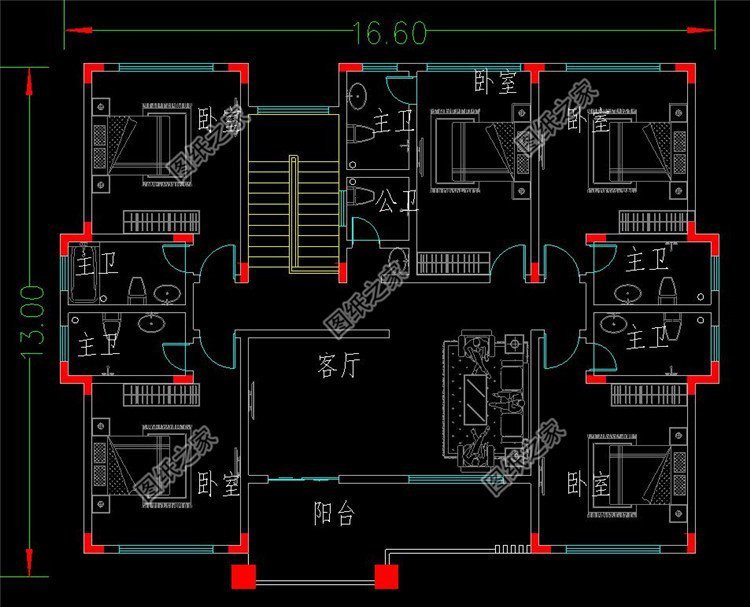 農(nóng)村二層半平頂建房圖紙，讓建房更簡(jiǎn)單