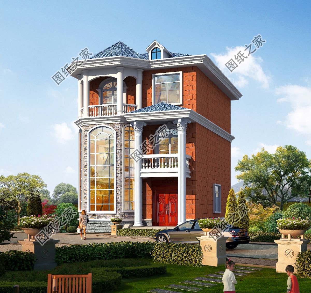 寬7米的農(nóng)村別墅，這三款我都看花眼了