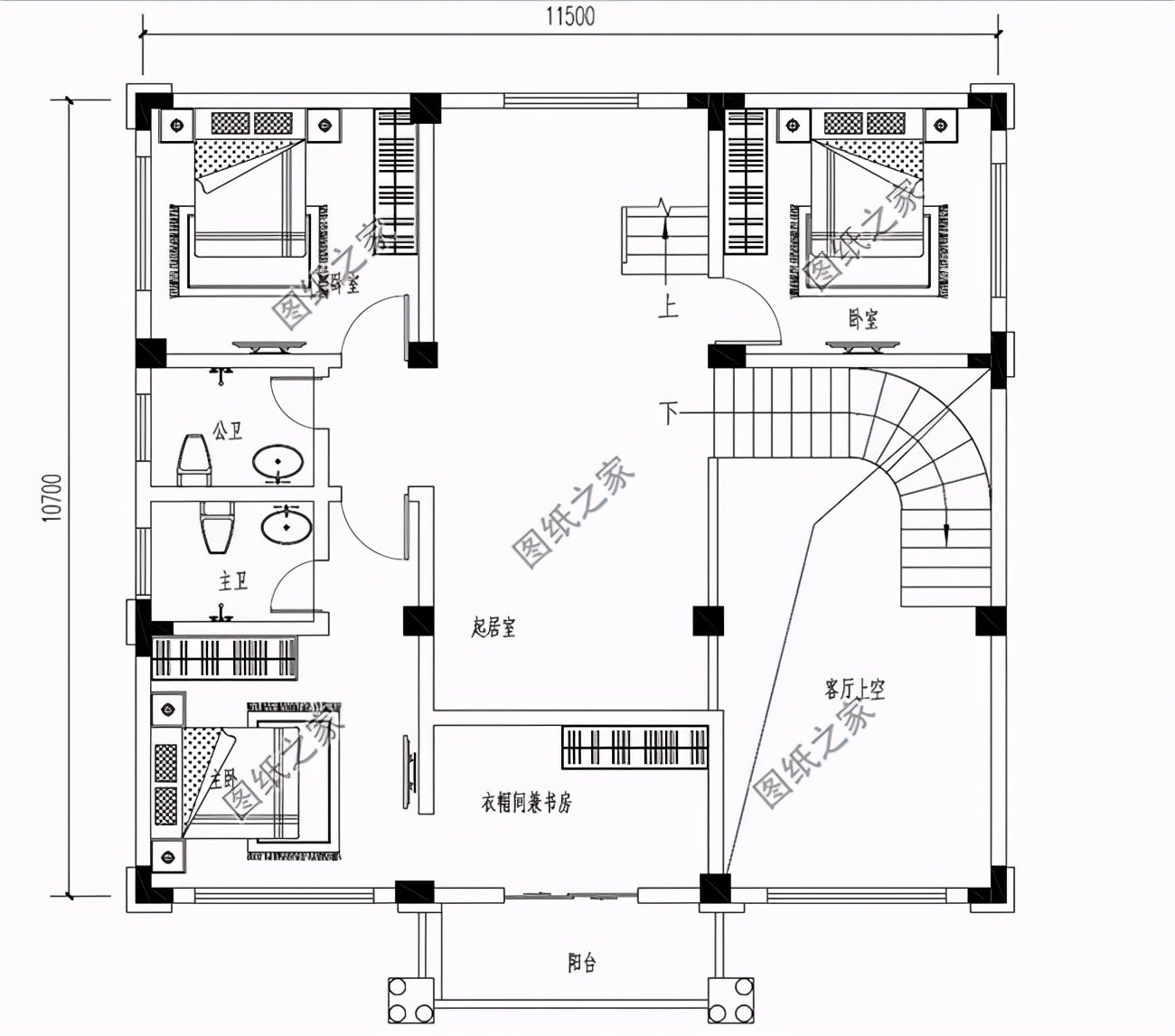 有涼亭的三層別墅，自從建了這三棟，家門都不出