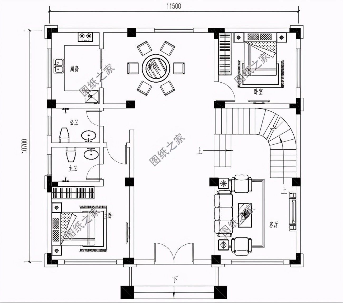 有涼亭的三層別墅，自從建了這三棟，家門都不出