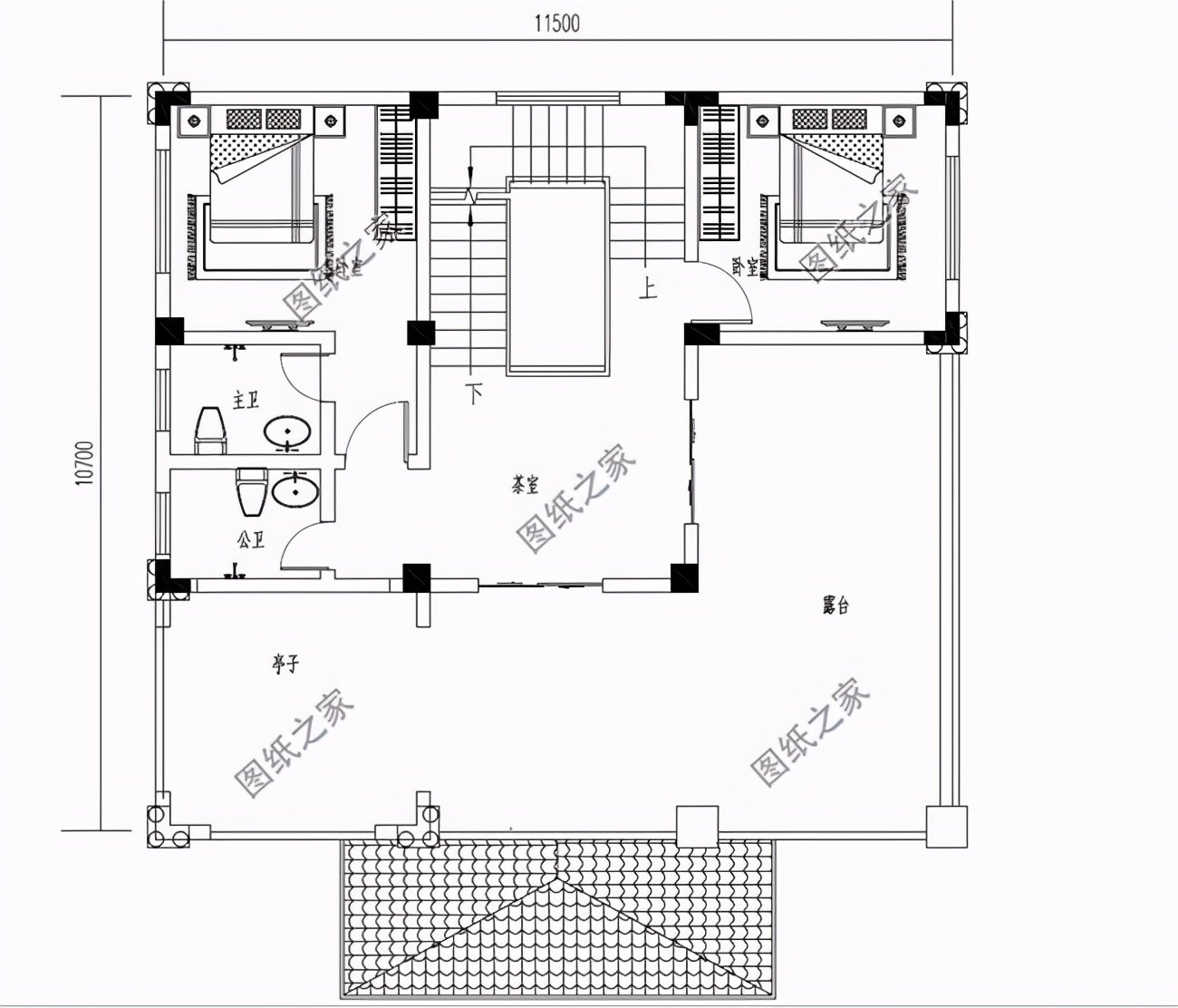 有涼亭的三層別墅，自從建了這三棟，家門都不出