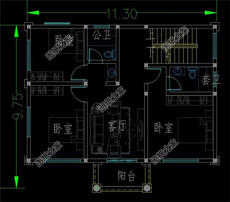 110平米左右的三層別墅，你家建了嗎？