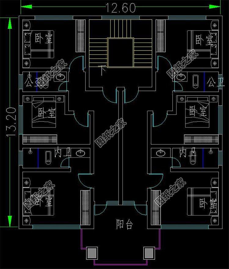 農(nóng)村自建二層樓，左右對稱，漂亮又規(guī)整
