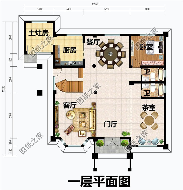 鄉(xiāng)村四層住宅設(shè)計平面圖，農(nóng)村建棟無問東西，用心享受鄉(xiāng)村生活