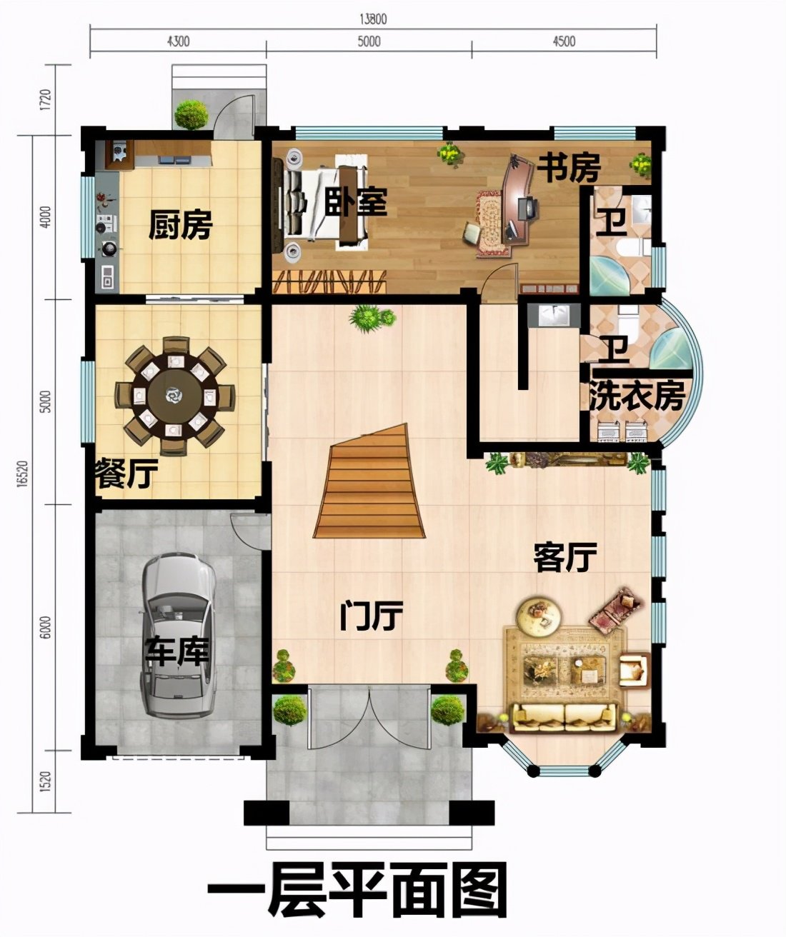 鄉(xiāng)村四層住宅設(shè)計平面圖，農(nóng)村建棟無問東西，用心享受鄉(xiāng)村生活