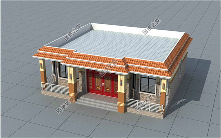 農(nóng)村一層自建房效果圖大全，老家建一棟可真是太實(shí)用了，盡享浪漫田園生活