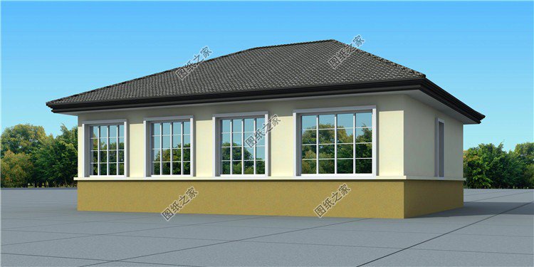 農(nóng)村一層自建房效果圖大全，老家建一棟可真是太實(shí)用了，盡享浪漫田園生活