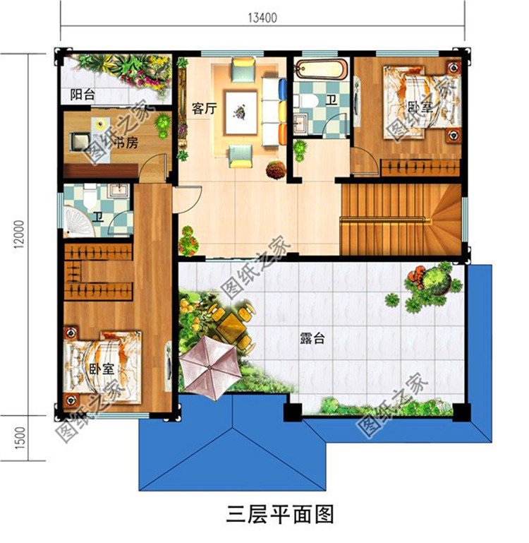 這三款農(nóng)村三層樓圖片省錢(qián)又好看，建一棟絕對(duì)不后悔
