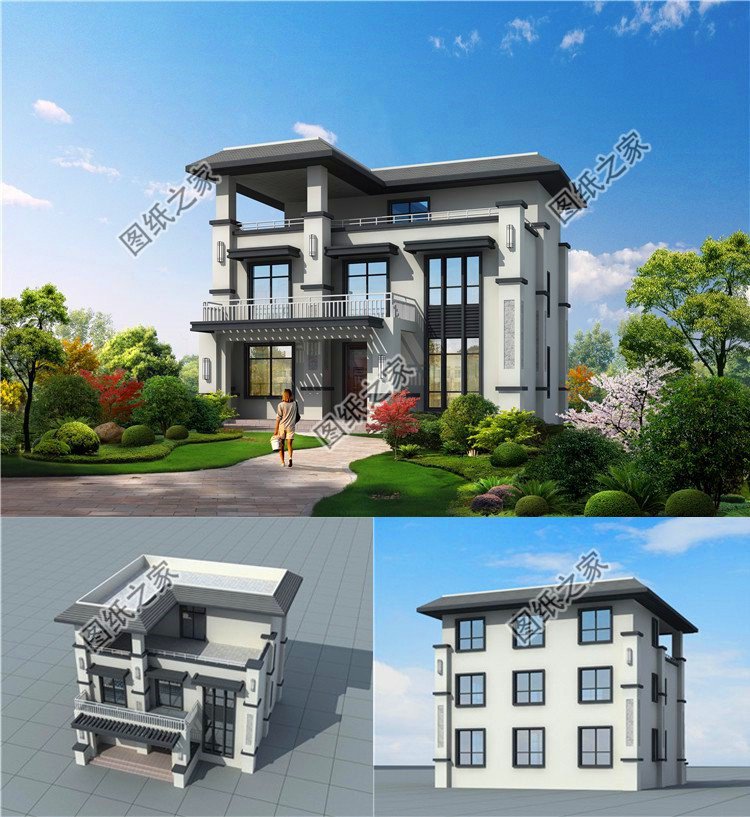 這三款農(nóng)村三層樓圖片省錢(qián)又好看，建一棟絕對(duì)不后悔