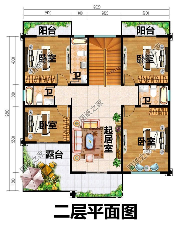 三間兩層樓房設(shè)計(jì)圖，實(shí)惠又漂亮，適合大眾的好戶(hù)型