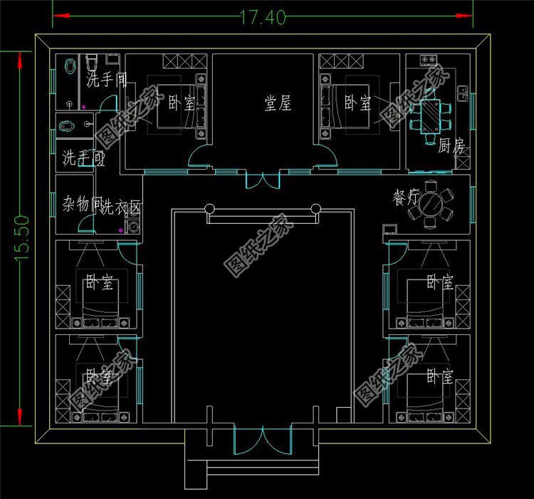 簡(jiǎn)約一層平房自建房設(shè)計(jì)圖，這幾套戶型實(shí)實(shí)在在，選一套喜歡的建沒(méi)壓力