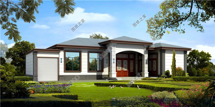 簡(jiǎn)約一層平房自建房設(shè)計(jì)圖，這幾套戶型實(shí)實(shí)在在，選一套喜歡的建沒(méi)壓力