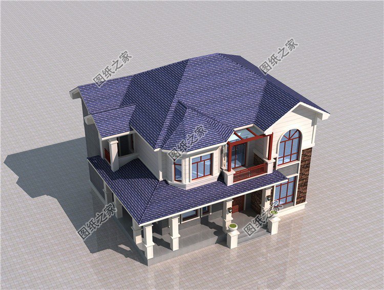 別墅房子效果圖，戶型端莊優(yōu)雅盡顯富貴，鄉(xiāng)親都稱羨慕不已