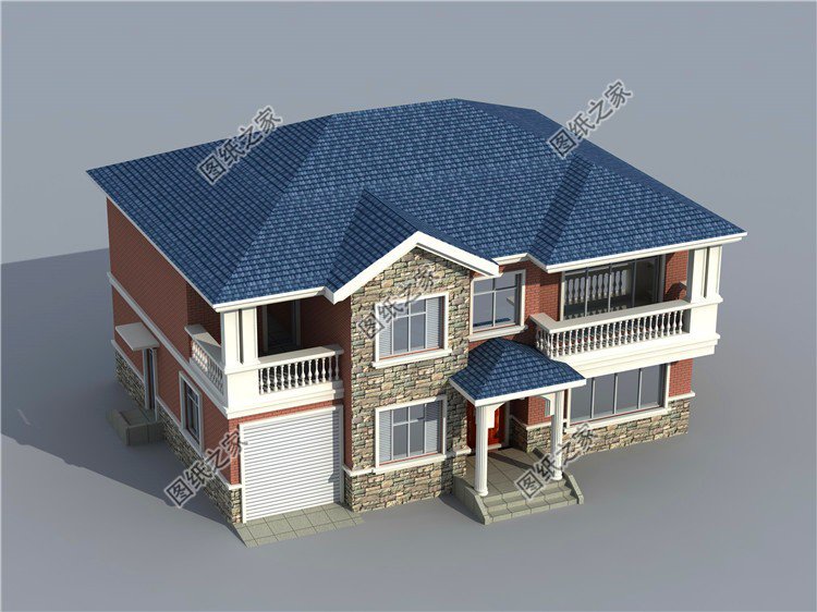 農(nóng)村二層別墅圖片外觀圖，建好風(fēng)光無限，讓家人住得舒服又體面