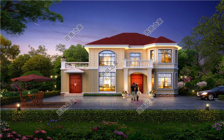 現(xiàn)代農(nóng)村小型別墅設(shè)計圖，戶型豪華霸氣不知道有多少人想建呢，鄰居說：值了