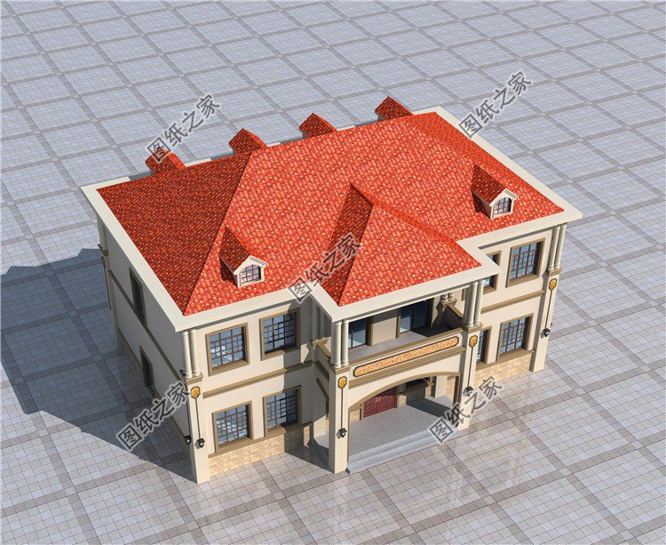 現(xiàn)代農(nóng)村小型別墅設(shè)計圖，戶型豪華霸氣不知道有多少人想建呢，鄰居說：值了