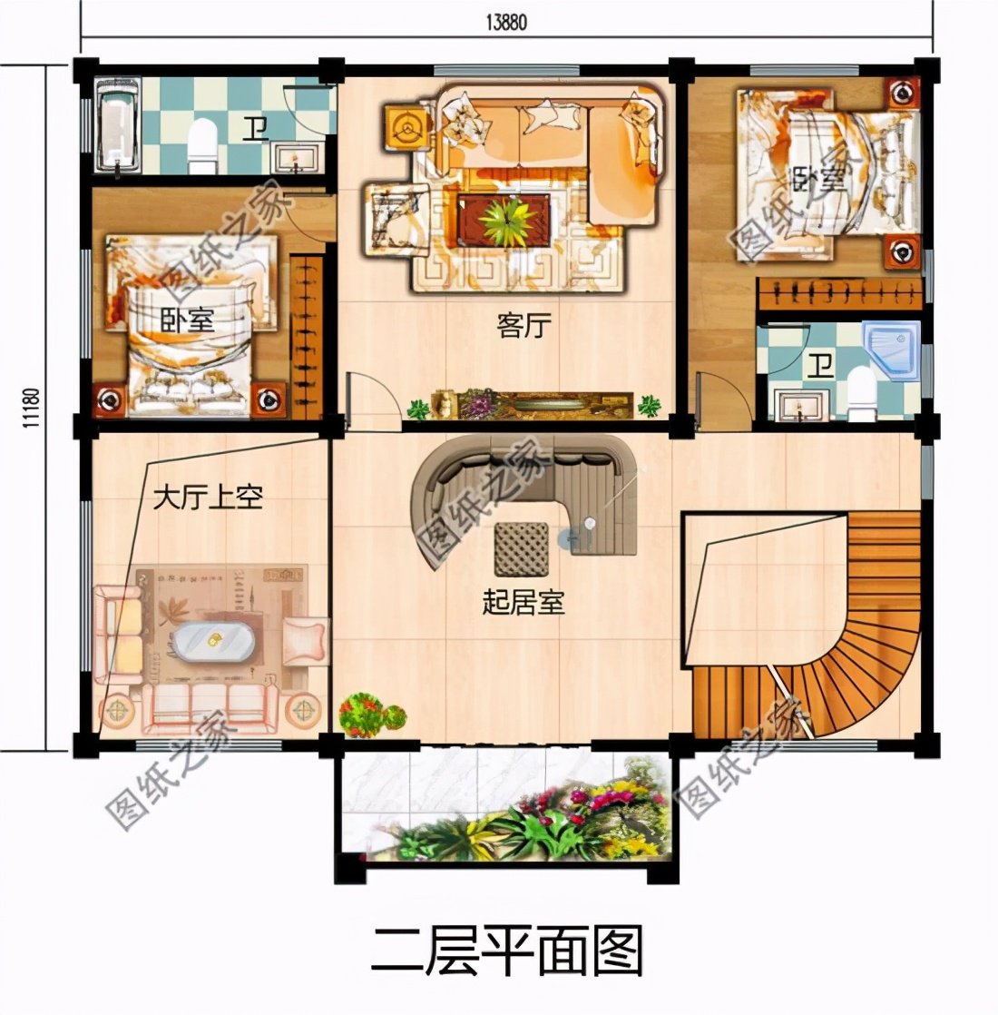 農(nóng)村別墅設(shè)計(jì)三層效果圖，讓人愛到骨子里，難怪越來越多人回村建房