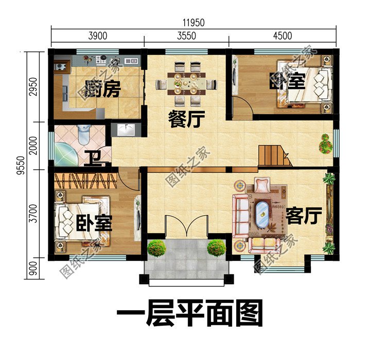 100平左右鄉(xiāng)下三層樓房設(shè)計(jì)圖