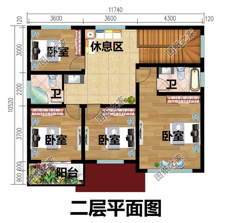 120平米左右農(nóng)村房屋設(shè)計圖