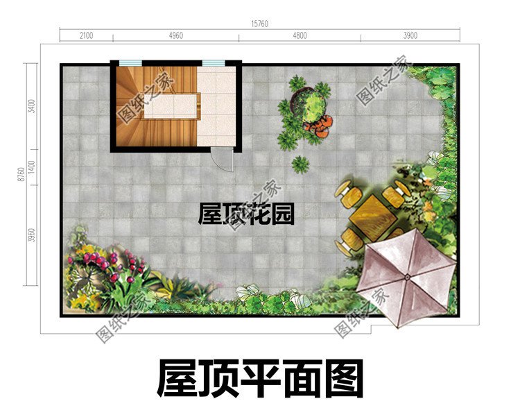 獨(dú)棟兩層四開間別墅設(shè)計(jì)圖方案