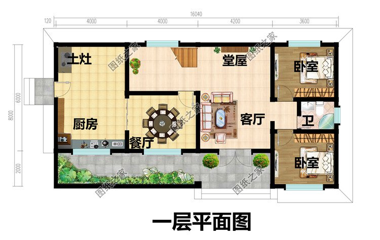 新農(nóng)村二層房屋建筑施工圖紙