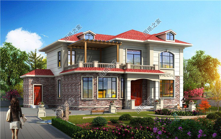 新農(nóng)村二層別墅圖片，全家看了都說(shuō)不錯(cuò)，錯(cuò)過(guò)可就要哭了