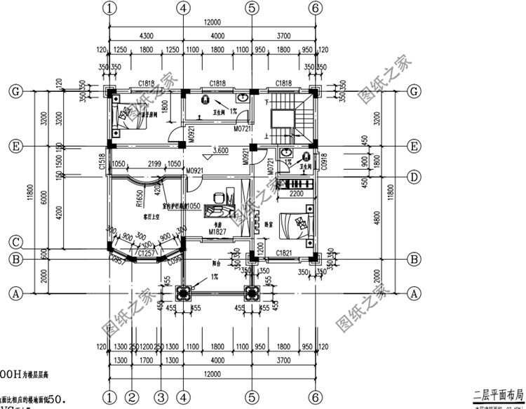 農(nóng)村三層普通房屋設(shè)計圖，外觀布局深入人心，大部分家庭都能建